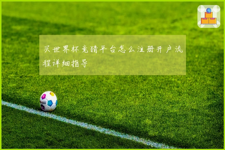 买世界杯竞猜平台怎么注册开户流程详细指导